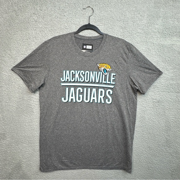 Jacksonville Jaguars T-Shirt Gray NFL TEAM APPAREL Unisex Sz L NWOT - Picture 1 of 10
